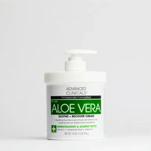 Advanced Clinicals Aloe Vera Body Cream 454g/16oz