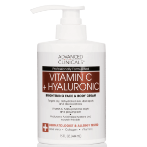 Advanced Clinicals Vitamin C + Hyaluronic Cream
