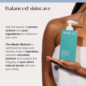 Medix 5.5 Glycolic + Lactic Acid Body Wash 444ml