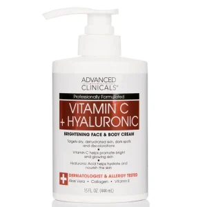 Advanced Clinicals Vitamin C + Hyaluronic Cream